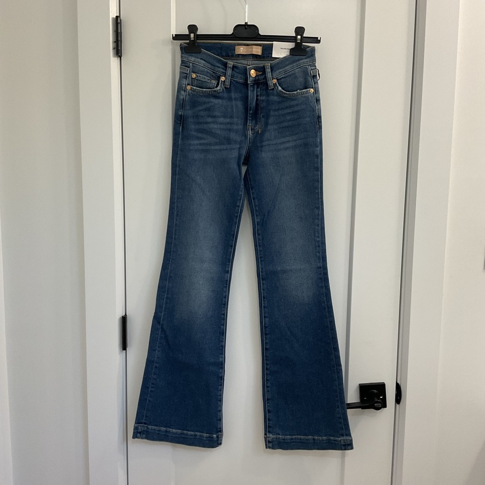 7 For All Mankind Tailorless Dojo Flare Jean